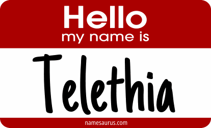 Hello my name is Telethia png download