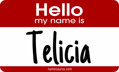 Hello my name is Telicia png download