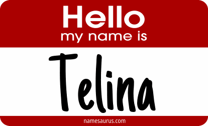 Hello my name is Telina png download