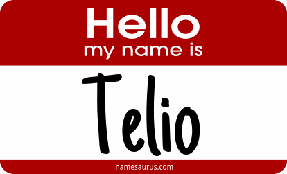 Hello my name is Telio png download