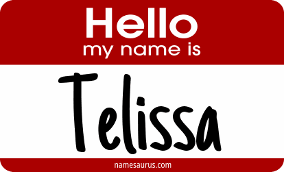 Hello my name is Telissa png download