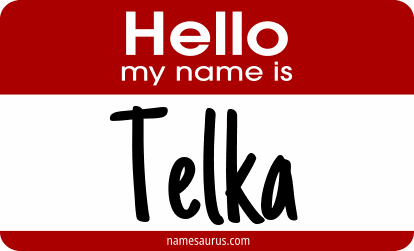 Hello my name is Telka png download