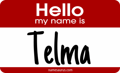 Hello my name is Telma png download