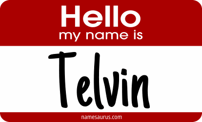 Hello my name is Telvin png download