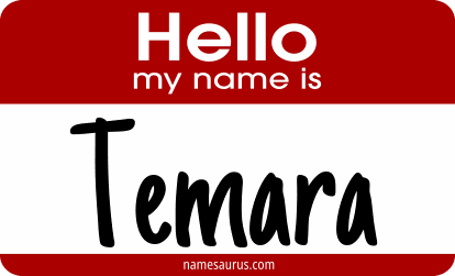 Hello my name is Temara png download