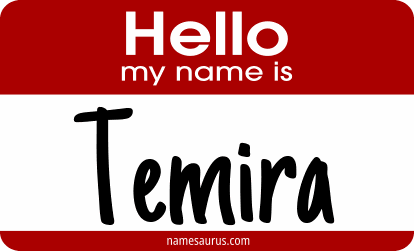Hello my name is Temira png download