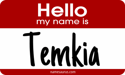 Hello my name is Temkia png download