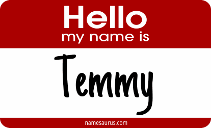 Hello my name is Temmy png download