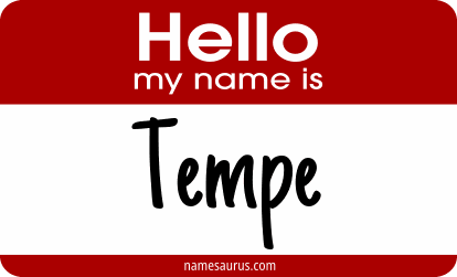 Hello my name is Tempe png download