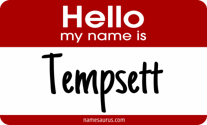 Hello my name is Tempsett png download