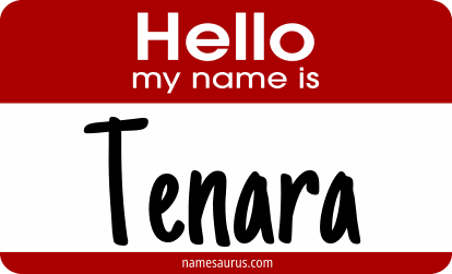 Hello my name is Tenara png download
