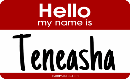 Hello my name is Teneasha png download