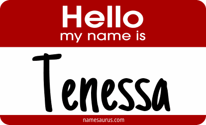 Hello my name is Tenessa png download