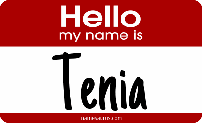 Hello my name is Tenia png download