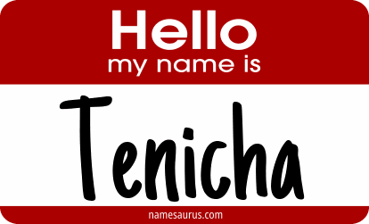 Hello my name is Tenicha png download