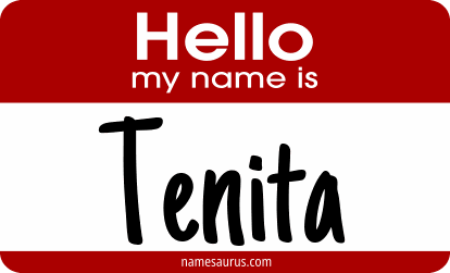 Hello my name is Tenita png download