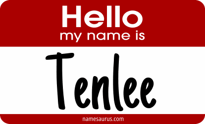 Hello my name is Tenlee png download