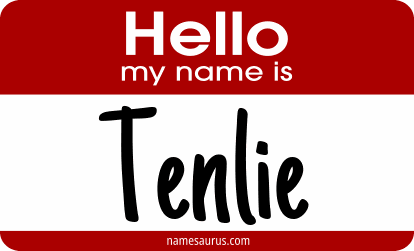 Hello my name is Tenlie png download