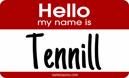 Hello my name is Tennill png download