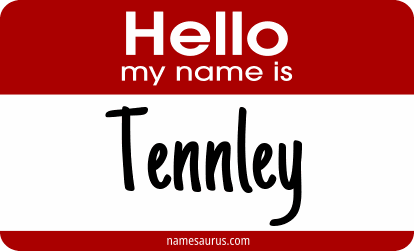 Hello my name is Tennley png download