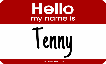 Hello my name is Tenny png download