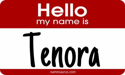 Hello my name is Tenora png download