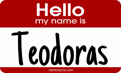 Hello my name is Teodoras png download