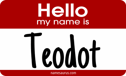 Hello my name is Teodot png download