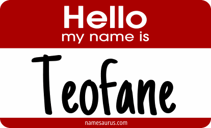 Hello my name is Teofane png download