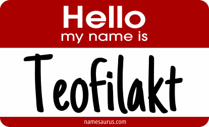 Hello my name is Teofilakt png download