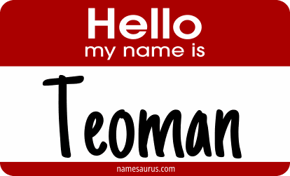 Hello my name is Teoman png download