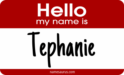 Hello my name is Tephanie png download