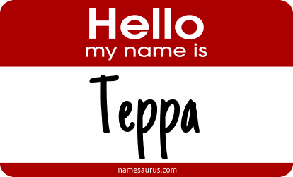 Hello my name is Teppa png download
