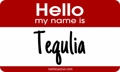 Hello my name is Tequlia png download