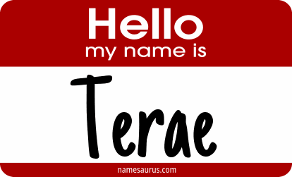 Hello my name is Terae png download