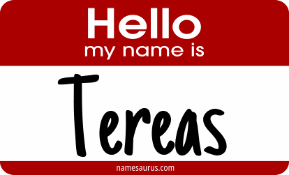Hello my name is Tereas png download
