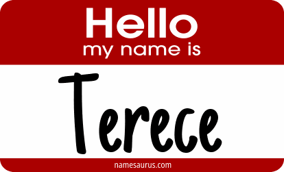 Hello my name is Terece png download