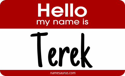 Hello my name is Terek png download