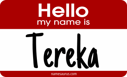 Hello my name is Tereka png download
