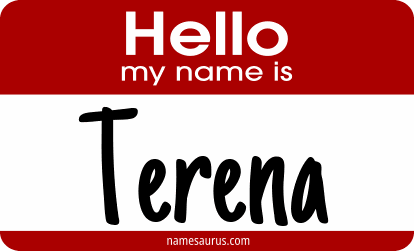 Hello my name is Terena png download