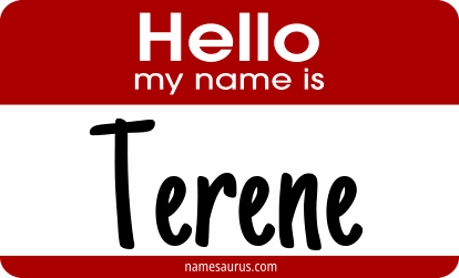 Hello my name is Terene png download