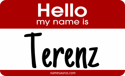 Hello my name is Terenz png download