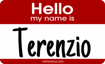 Hello my name is Terenzio png download