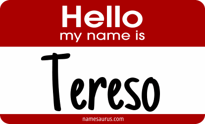 Hello my name is Tereso png download