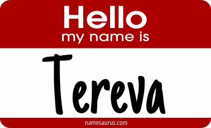 Hello my name is Tereva png download