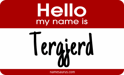 Hello my name is Tergjerd png download