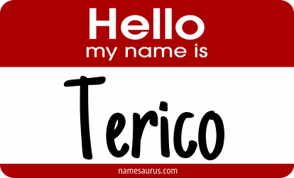 Hello my name is Terico png download