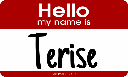 Hello my name is Terise png download