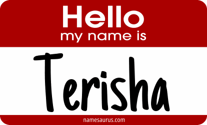 Hello my name is Terisha png download