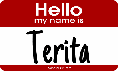 Hello my name is Terita png download